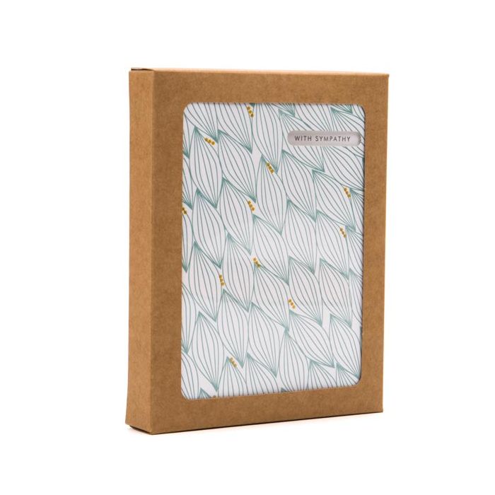 Kraft doosje met Venster 95x13x132mm - 25 st