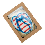 Kraft doosje met venster 102x21x138mm - 25 st