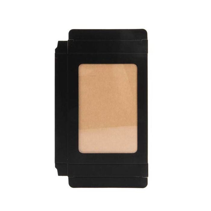 Kraftdoosjes Mat Zwart 137x15x187mm met Venster - 25 stuks