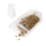 Eco Stazakken Rijstpapier Transparant/Wit | 57 Gram | 102x60x152mm - 100 st