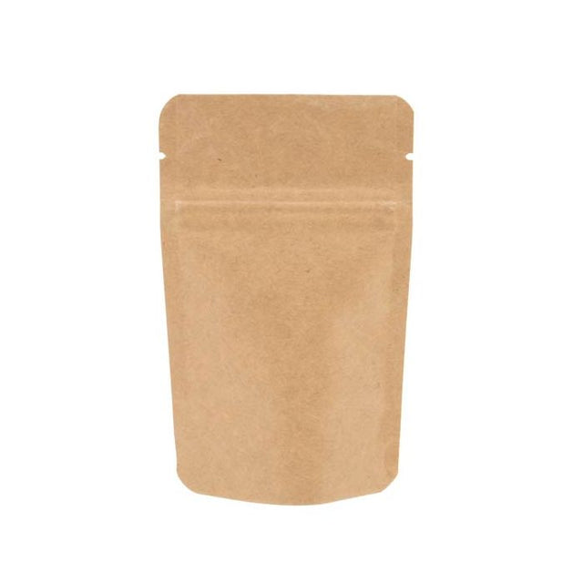 Eco Stand Up Pouches Kraft 113 grams 130x79x206mm 