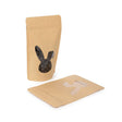 Stand Up Pouches Kraft With Rabbit Window 130x79x206mm 