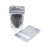 Stazakken met Witte achterkant/transparante voorkant 80x50x130 mm met ophanggat - 100 st