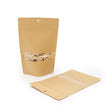Stand Up Pouches Kraft 130x80x205mm | 113 grams with Hang Hole 