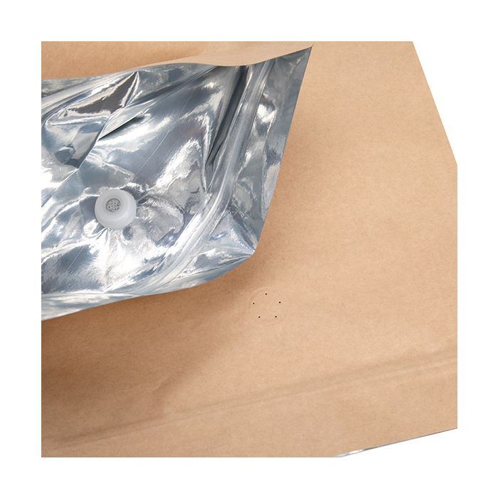 Koffie Stazakken Kraft 229x121x343mm | 450 gram | Met Ventiel - 100 st