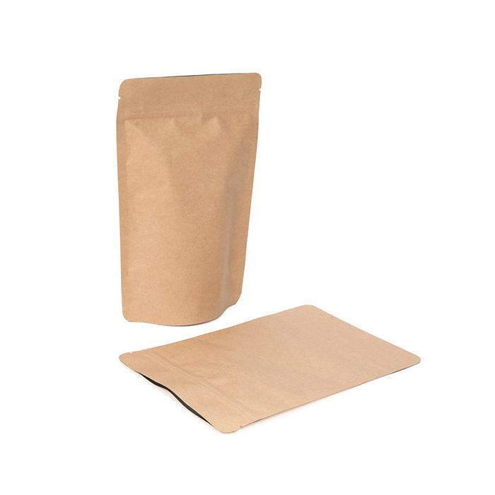 Koffie Stazakken Kraft 149x89x232mm | 225 gram | Met Ventiel - 100 st.