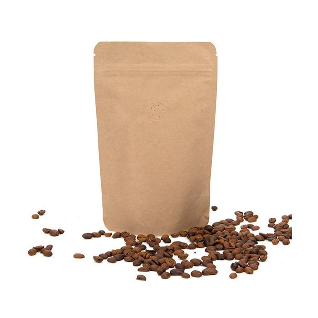 Stand Up Pouches Kraft 149x89x232mm | 225 grams | w/Valve 