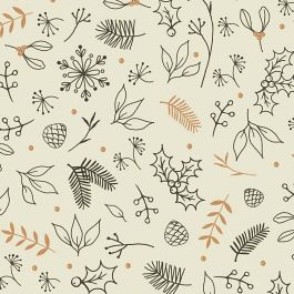 Inpakpapier, bloemen, B: 50 cm, 80 gr, 5 mtr - 1 rol