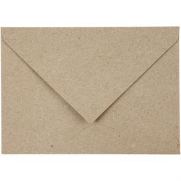 Gerecyclede Enveloppen Naturel C6 115x160mm 120 g - 50 st