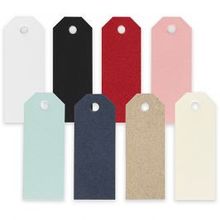 Manilla Labels div. kleuren 30x80mm - 320 st