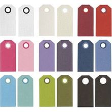 Manilla Labels div. kleuren 30x60mm - 30x20 st