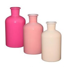 Glazen Fles Ø70 h: 120 mm Assorti Roze - 12 stuks
