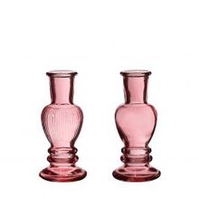 Vaas Venetië Roze H: 113 x Ø50 mm - 12 stuks