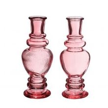 Vaas Venetië Roze H: 155 x Ø57 mm - 12 stuks
