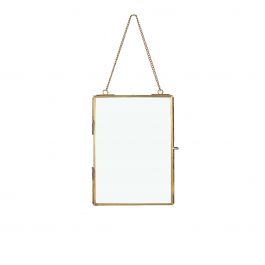 Frame voor droogbloemen etc. goud 18cm hoog - 6 st