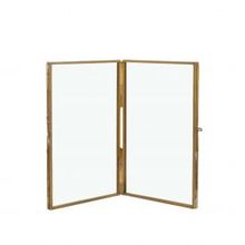 Frame (dubbel) voor droogbloemen etc. zwart 18cm hoog - 4 st