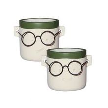 Plantenpot met Bril 2 ass. Ø140 h.135 mm - 6 stuks