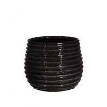 Pot Zwart Antraciet Rise Ø130 x h: 155 mm - 4 stuks