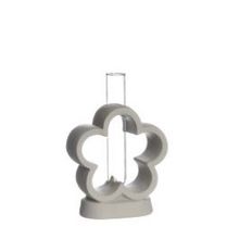 Cemente bloem met glazen buis 100x40x150mm - 1 st