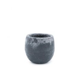 Aroma schaal light donker grijs Musk geur Ø90x80 mm - 6 stuks