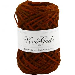 Naturel Hennep, Rood, 1-2 mm, 30 m - 1 rol