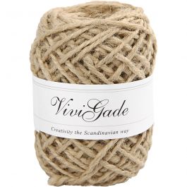 Hennep Naturel, Naturel, 1-2 mm, 30 m - 1 rol