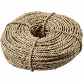 Zeegras Touw Naturel 2,8 tot 3 mm dikte - 145 mtr / 500 gram