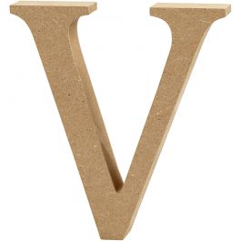 Letter, V, H: 13 cm, 2 cm, mdf - 1 st