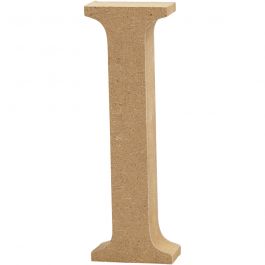 Letter, I, H: 8 cm, 1,5 cm, mdf - 1 st