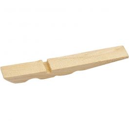 Halve wasknijpers, 7x1x0,8 cm, berk - 100 st