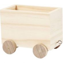 Treinwagon, H: 8 cm, L: 9,5 cm, B: 6,5 cm - 1 st