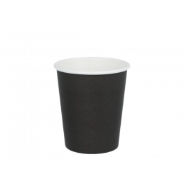 Koffiebeker 230cc 8oz Ø80 mm karton zwart FSC®Mix - 1.000 stuks