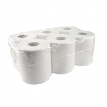 Handdoekrol Midi 1 laags 300 meter recycled - 6 stuks
