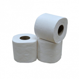 Toiletpapier 2 laags 400 vel 10x4 rol 100% cellulose T1 - 40 stuks