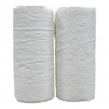 Keukenrollen wit 2 laags 45 vel 100% cellulose - 32 stuks