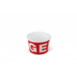 Ijsbeker karton 120ml Ø78 mm 4oz GELATO - 1.000 stuks