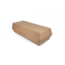 Panini/baguette box 265x122x70 mm FSC®Mix karton - 300 stuks
