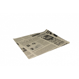 hamburgervellen vetvrij papier 330x300 mm FSC®Mix krant bruin - 2.000 stuks