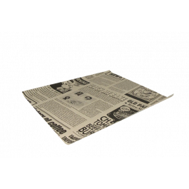 hamburgervellen vetvrij papier 330x380 mm FSC®Mix krant bruin - 2.000 stuks