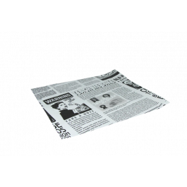 hamburgervellen vetvrij papier 330x300 mm FSC®Mix krant wit - 2.000 stuks