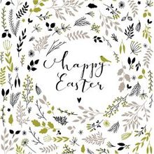 Tafelservetten Happy Easter, 330x330mm - 20 st