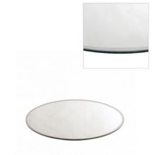 Spiegelplaat rond Ø 20cm afgeschuinde rand - st