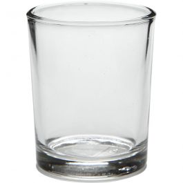 Waxinelicht, H: 65mm, d: 45mm, 120 ml - 12 st