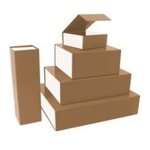 Magneetdozen 425x333x97mm Bruin/wit - 25 st