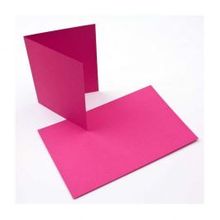 Gevouwen Kaart Roze 124x178mm - 50 st