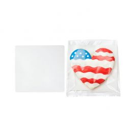 Kartonnen Koekjes Onderlegger vetvrij 110x115mm - 100 st