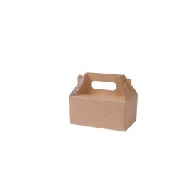 Gebakbox Bruin 11x9x18 cm - 150 stuks