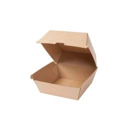 Take-away Doos Bruin, 16,8x15,4x9,8 cm, vierkant - 200 stuks