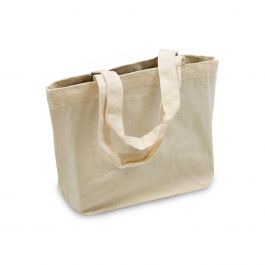 Katoenen Mini tas 30 x 20cm (2x5cm) Ecru - 100 st