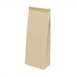 Zakken Kraft bruin met Sluiting 12,5x7,5x32,7 cm - 500 stuks